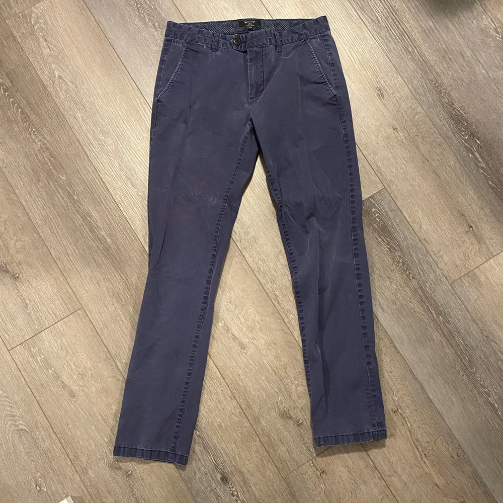 Navy Slim Fit Chinos - 30x32